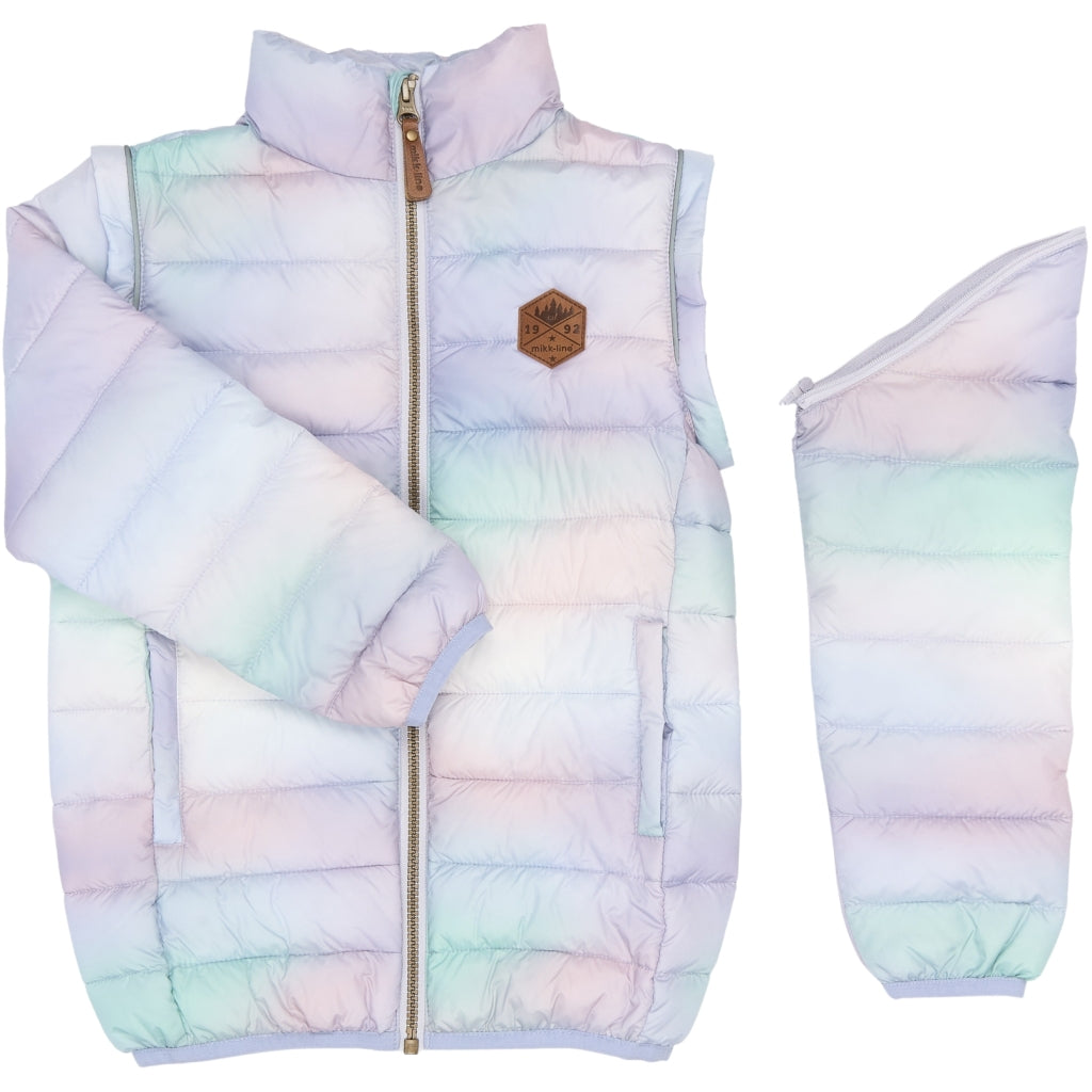 Nylon puffer 2 in 1 Jacket