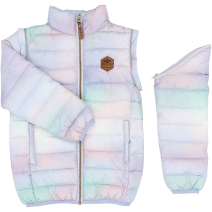 Nylon puffer 2 in 1 Jacket