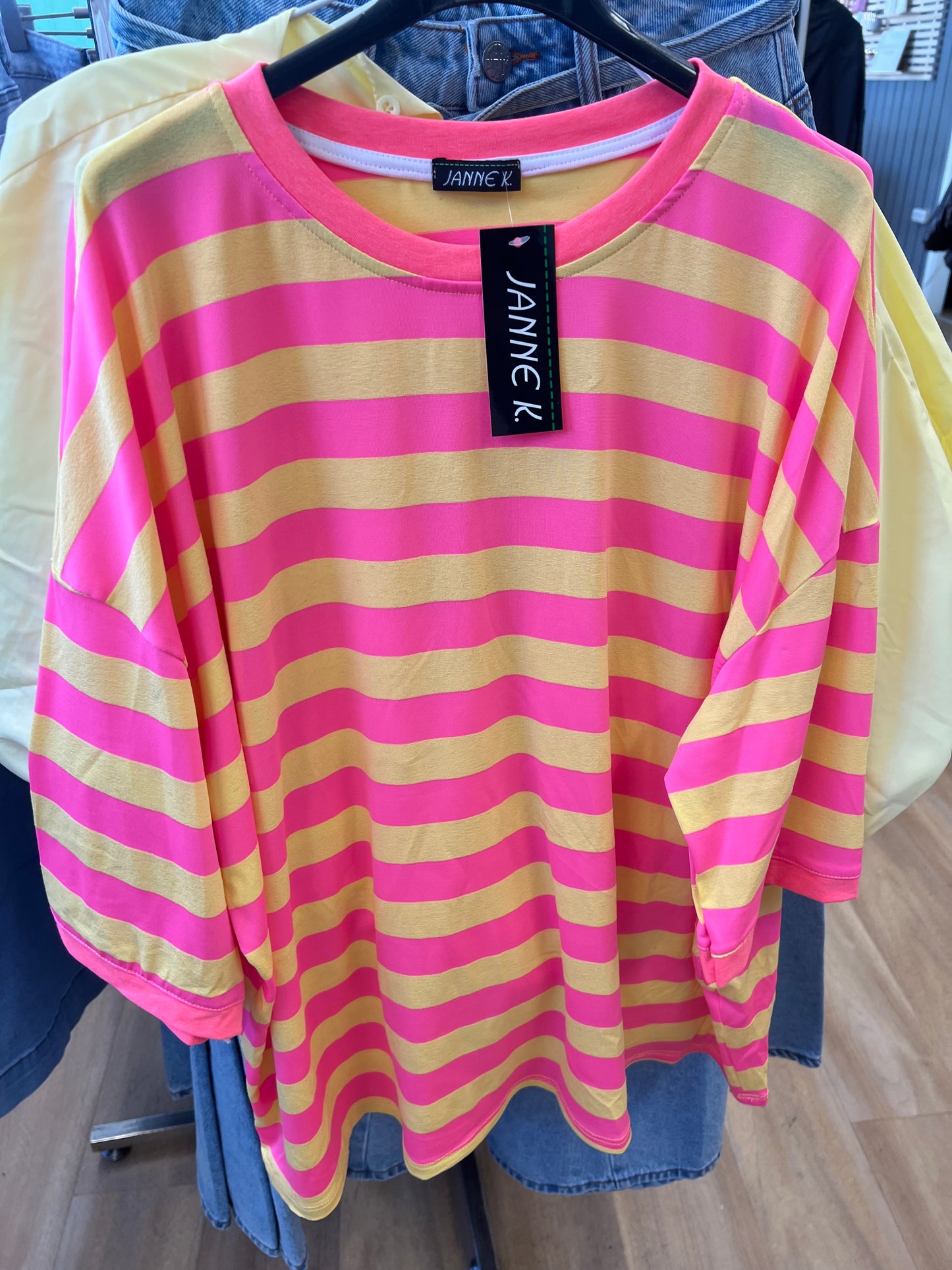 Stribet t-shirt