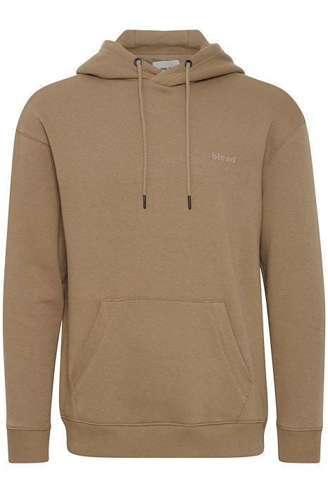 BHDOWNTON HOOD SWEAT taupe