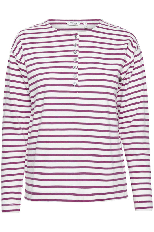 BYREGAN BUTTON SWEATSHIRT