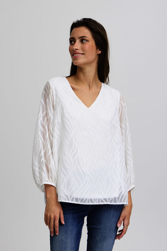 BYFRIKKE VNECK BLOUSE