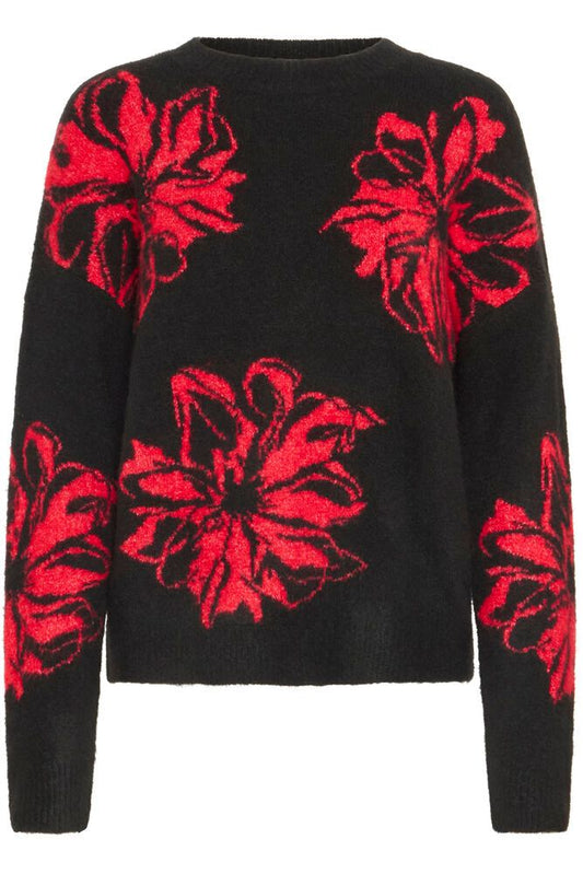 BYOMEA FLOWER JUMPER 2- KNIT