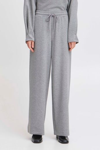 BYPUSTI WIDE LOGO PANTS