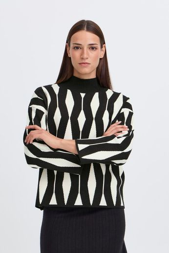 BYOTARI JACQUARD JUMPER