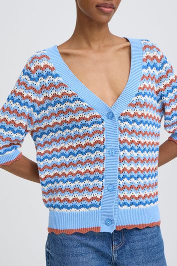 BYNERO POINTELLE CARDIGAN