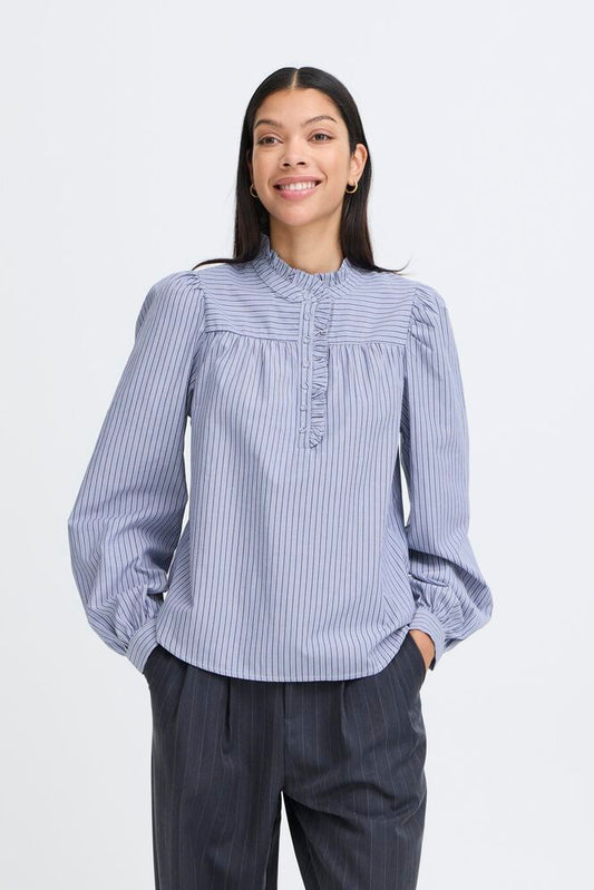 BYXGODA FRILL BLOUSE