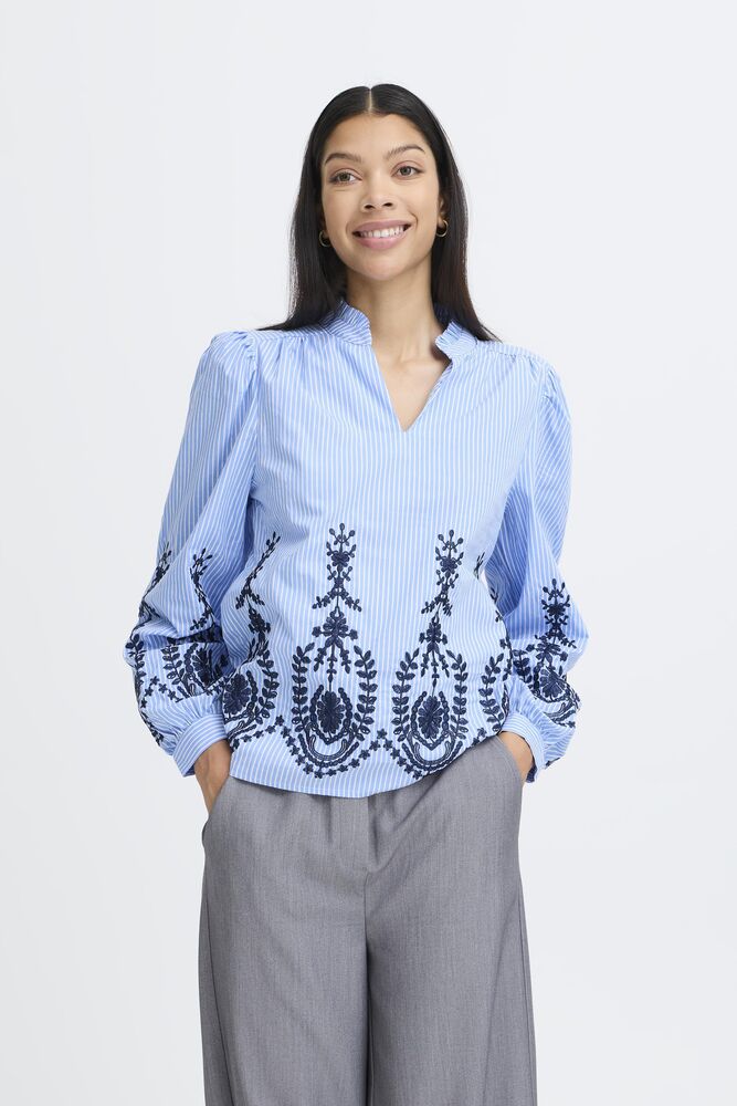 BYXFAUSTA VNECK BLOUSE