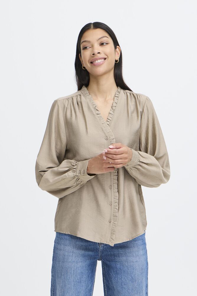 BYXIKAIA FRILL SHIRT