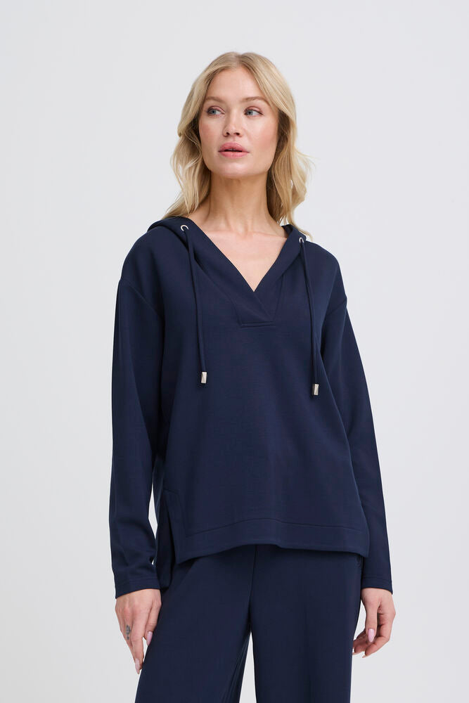 BYPUSTI VNECK HOODIE