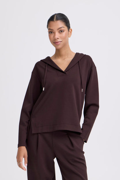 BYPUSTI VNECK HOODIE