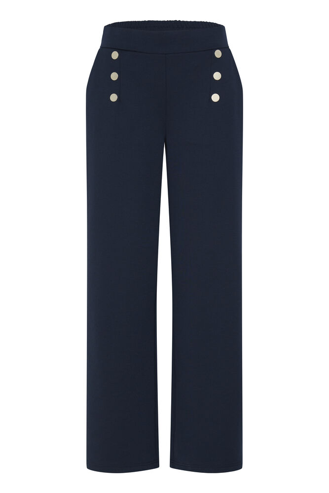 BYRIZETTA WIDE BUTTON PANTS
