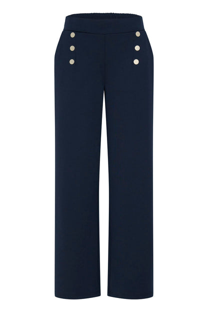 BYRIZETTA WIDE BUTTON PANTS