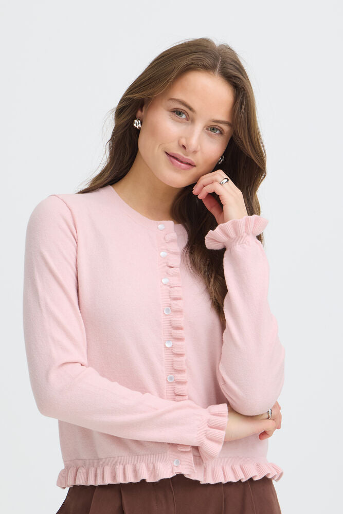 BYXMARSINE FRILL CARDIGAN