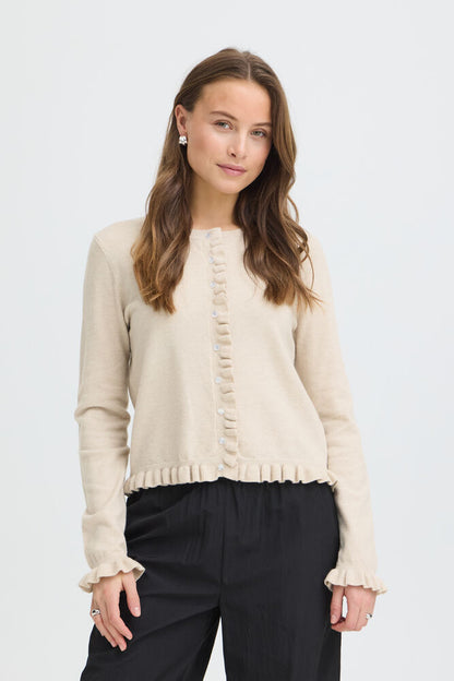 BYXMARSINE FRILL CARDIGAN