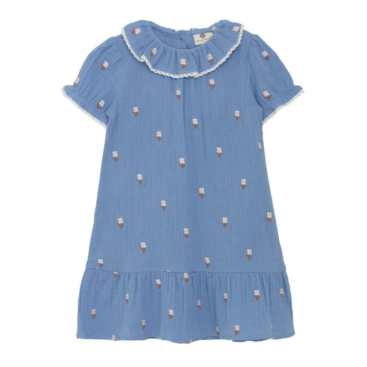 Dress SS Embroidery Muslin