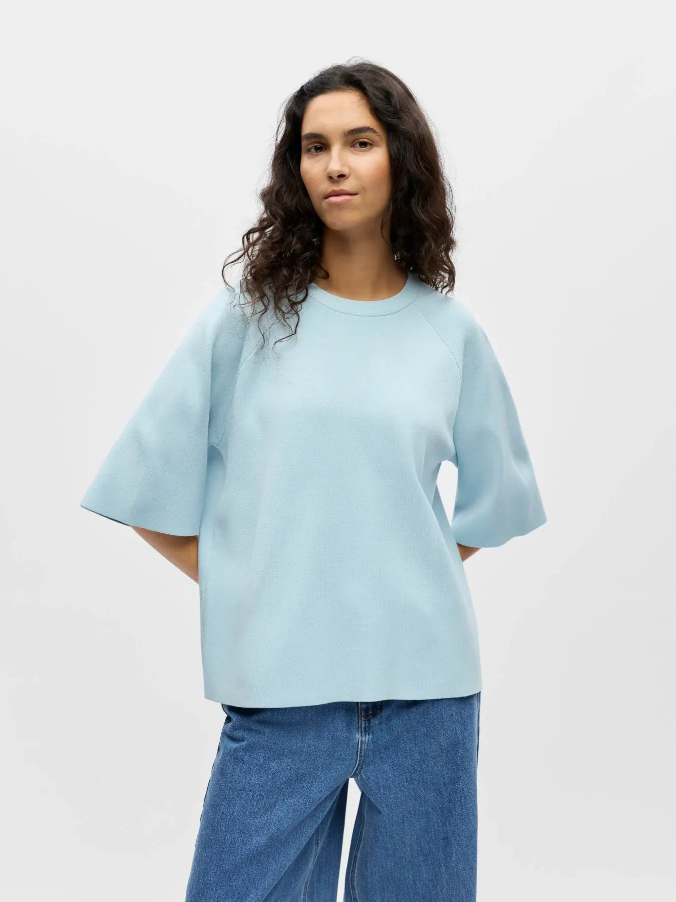OBJREYNARD 2/4 KNIT PULLOVER