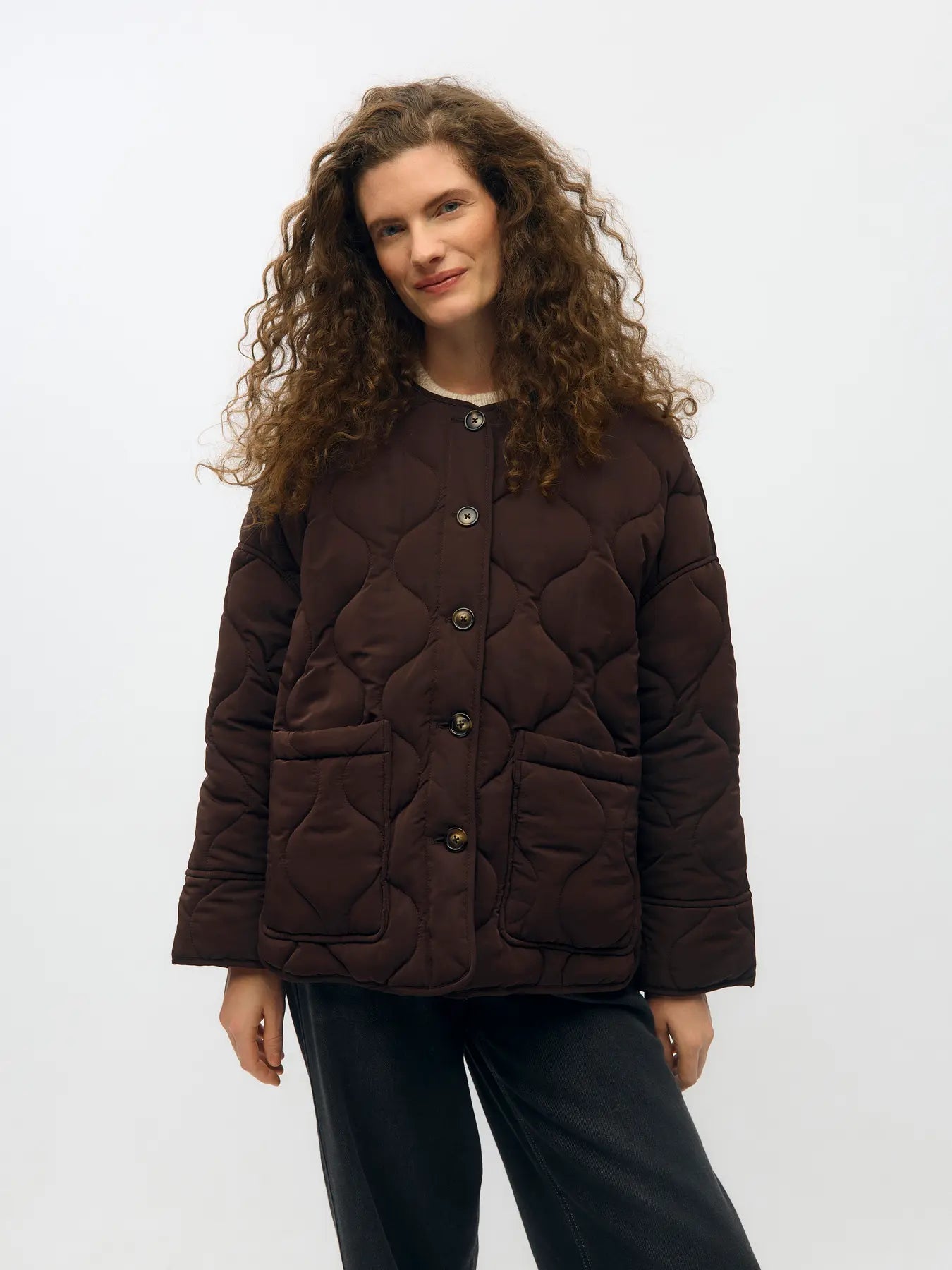 OBJALLIE LS LO QUILTED JACKET