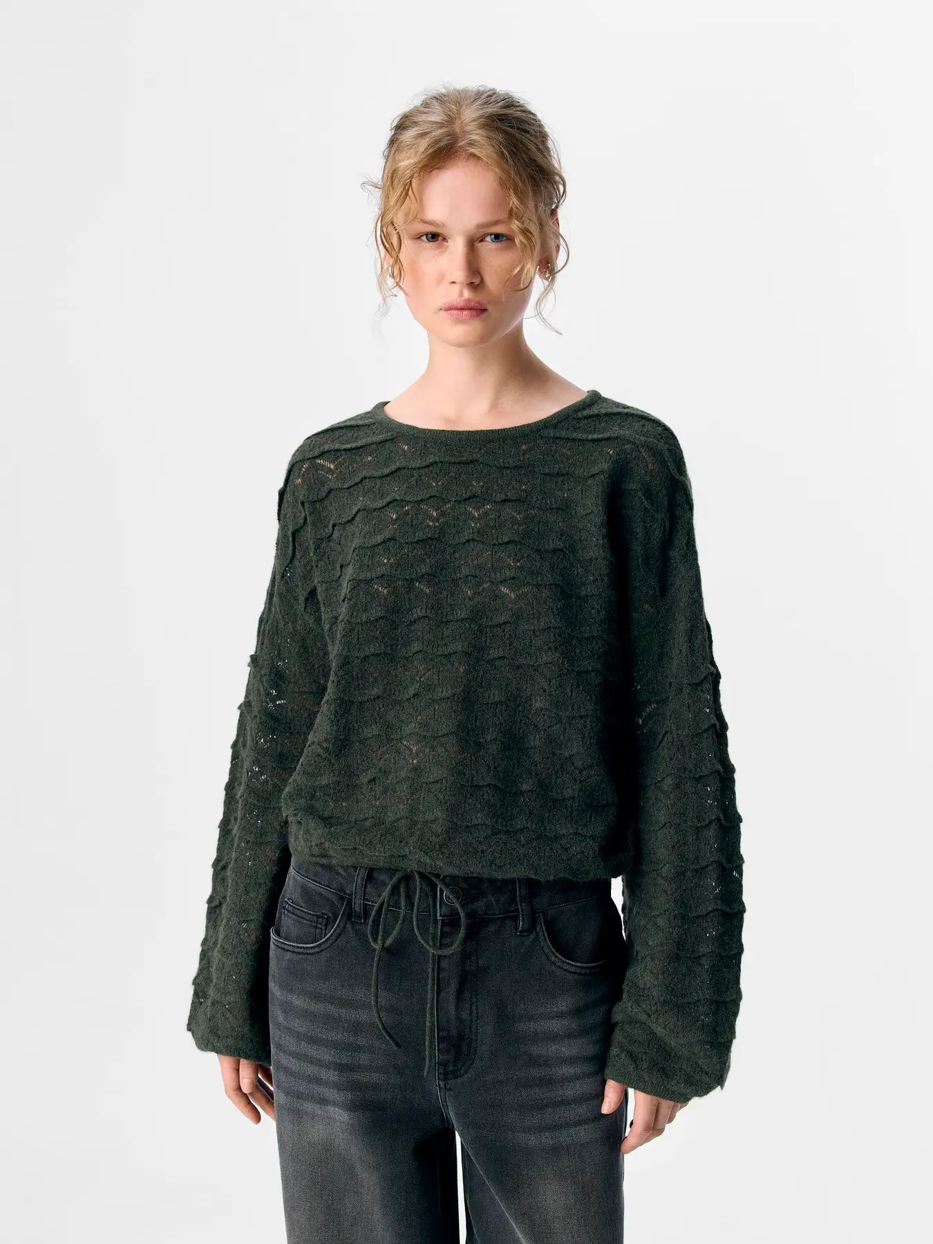 OBJKRISTEL KNIT RE L/S PULLOVER