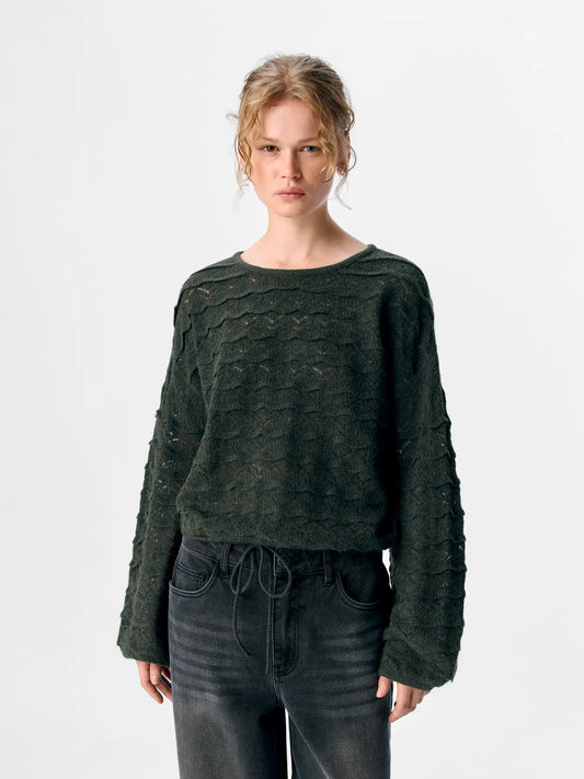 OBJKRISTEL KNIT RE L/S PULLOVER