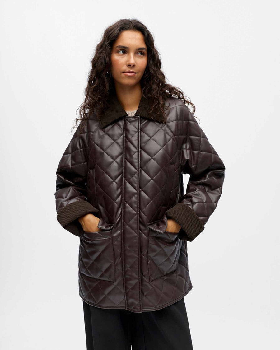 OBJJUNA L/S RE QUILTED JACKET