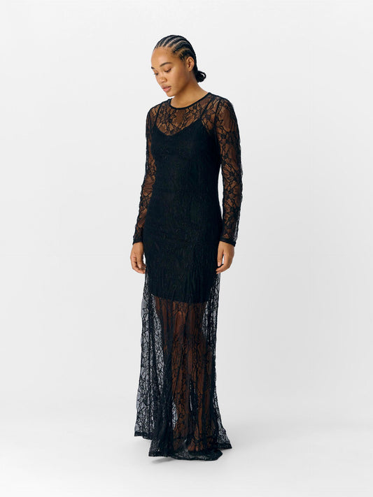 OBJLULLA L/S LO DRESS
