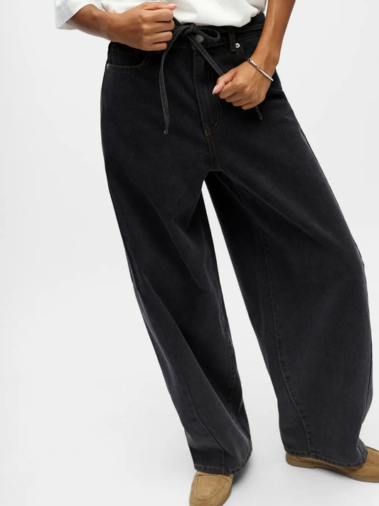 OBJMOJI ELSA MW SUPER BARREL JEANS