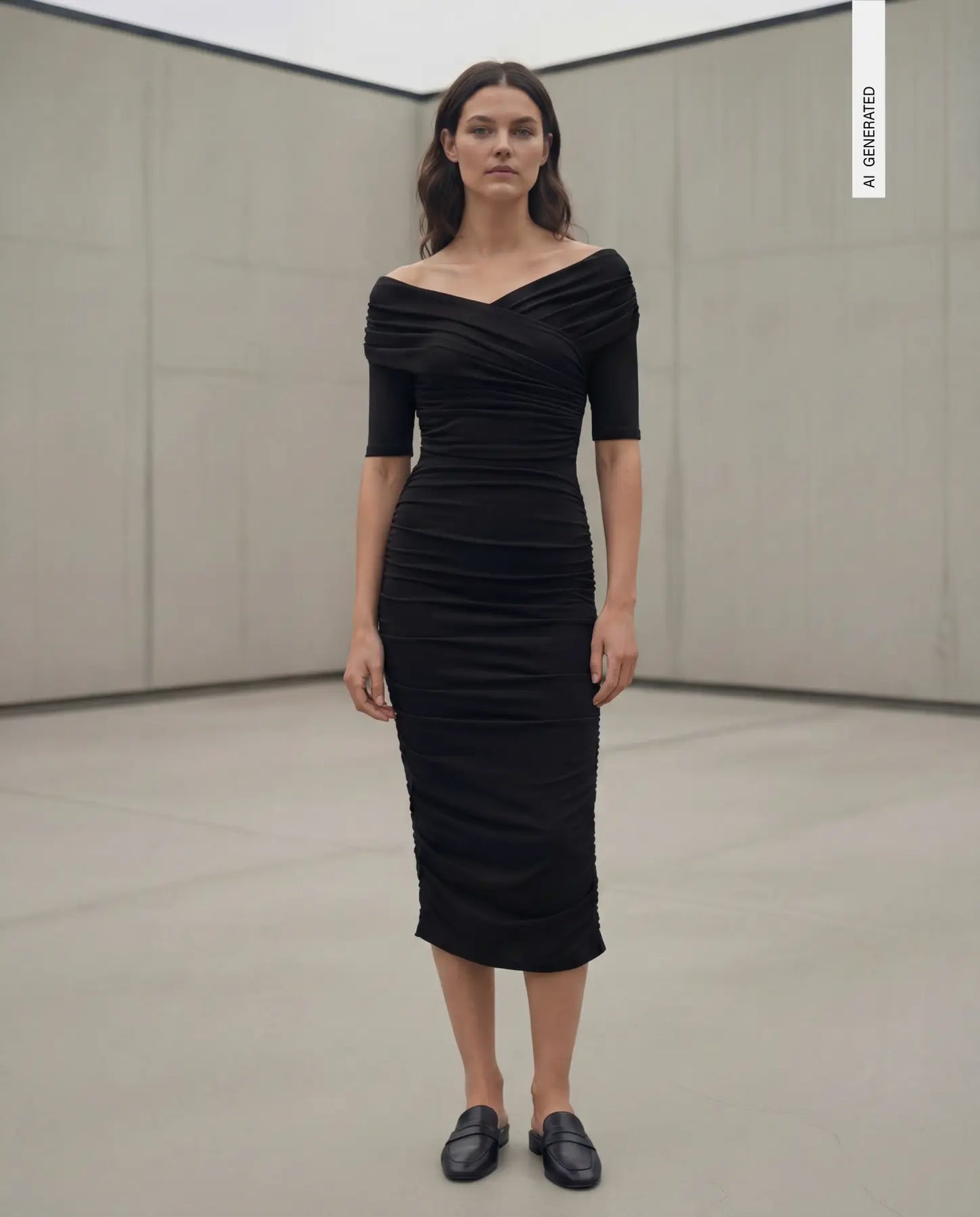 OBJLEVIH 2/4 CROSS OVER DRESS