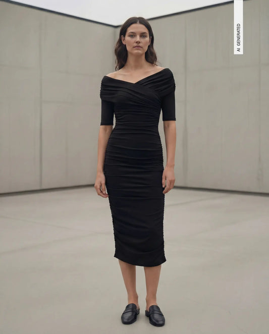 OBJLEVIH 2/4 CROSS OVER DRESS
