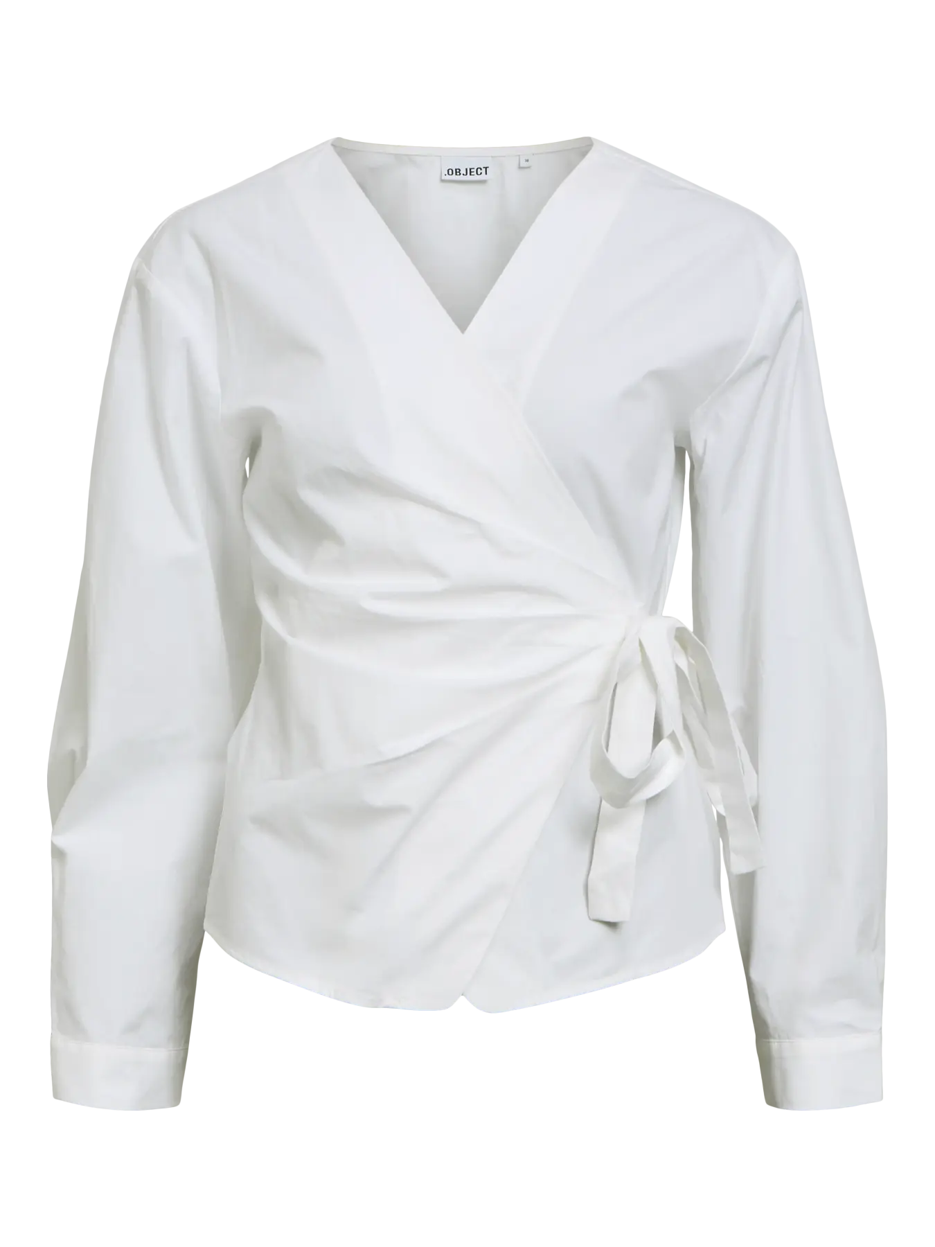 OBJELIN RE L/S WRAP SHIRT