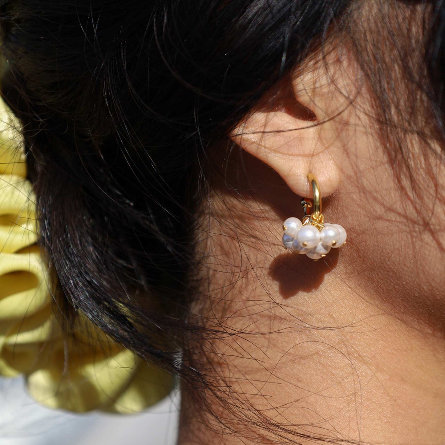 SOLAIMA ØRERINGE - FORGYLDT