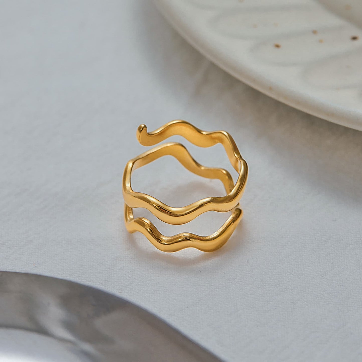 MILLY RING - FORGYLDT