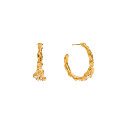 MAREEN ØRERINGE - FORGYLDT