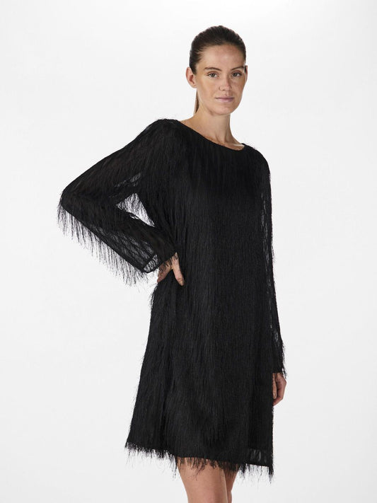 YASDIA LS BOATNECK DRESS