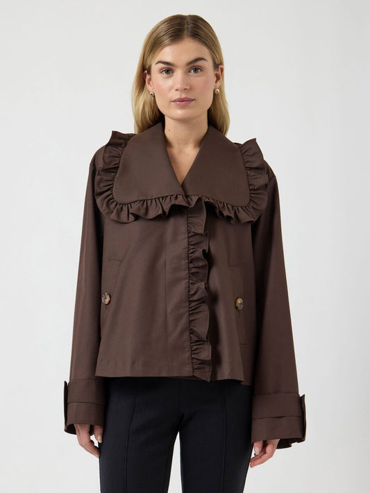 YASELSANA LS SHORT TRENCHCOAT