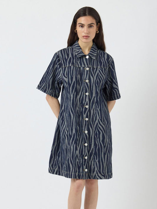 YASLORA 2/4 DENIM DRESS