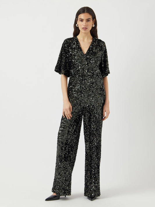 YASELLE 2/4 SEQUIN JUMPSUIT - SHOW