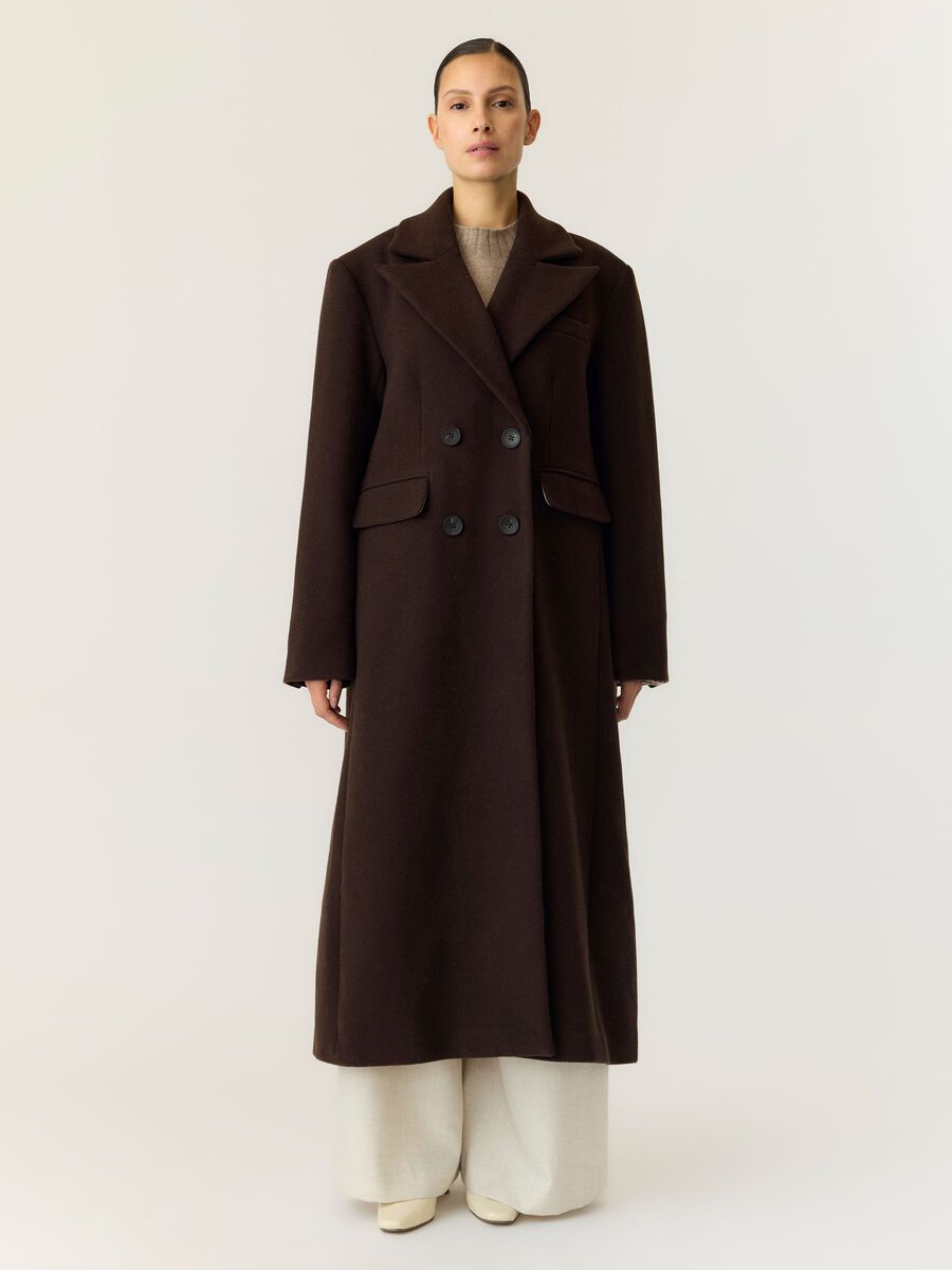 YASROYLA LS WOOL BLEND LONG COAT