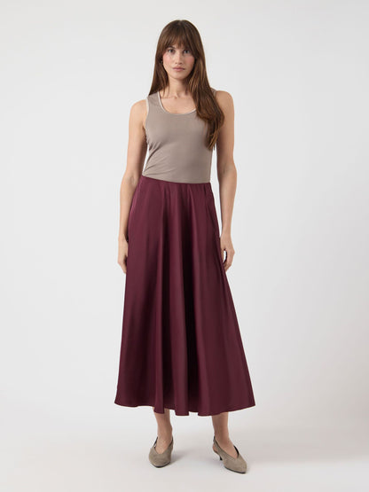 YASPELLA HW VOLUME ANKLE SKIRT