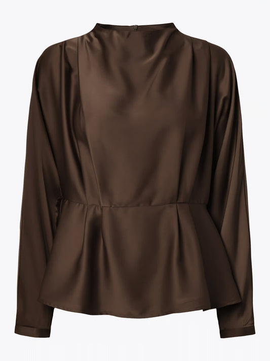 YASPELLA LS FUNNEL NECK TOP