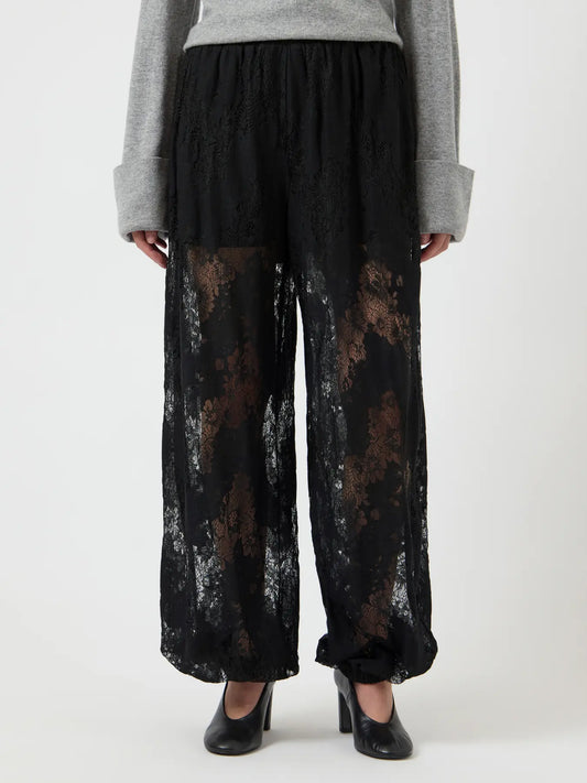 YASALBERTE HW BALLOON LACE PANT