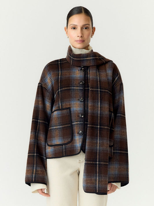 YASCALINO LS SCARF JACKET