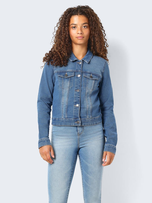 NMDEBRA L/S BLUE DENIM JACKET