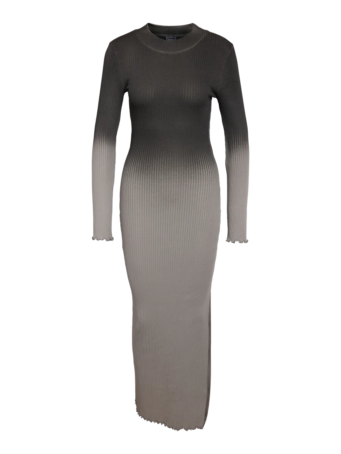 NMAMORA L/S HIGH NECK MAXI DRESS