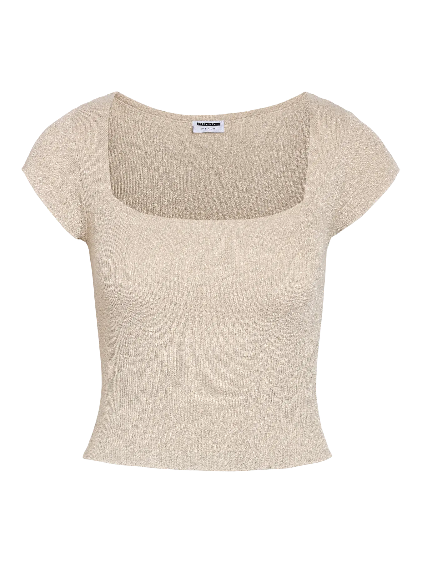 NMLURA C/S LUREX KNIT TOP