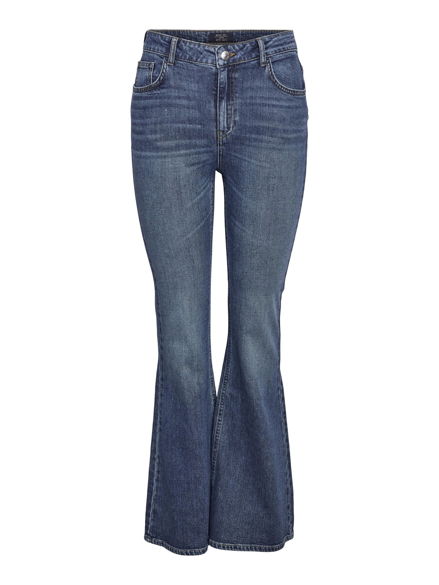 NMKAREEN HW FLARE LEG JEANS