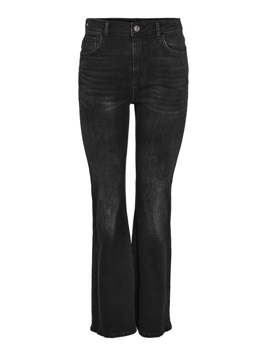 NMKAREEN HW FLARE LEG JEANS