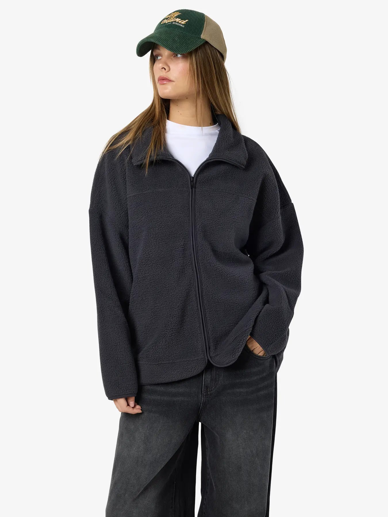 NMCOZY L/S ZIP SWEATER