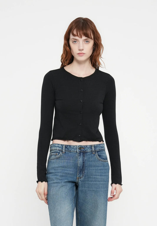 NMMOLLY L/S BUTTON CARDIGAN