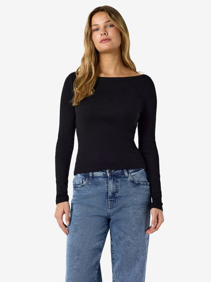 NMMAYA L/S BOATNECK TOP